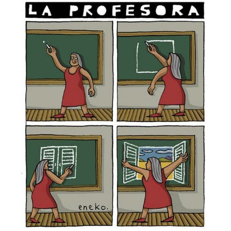 A professora