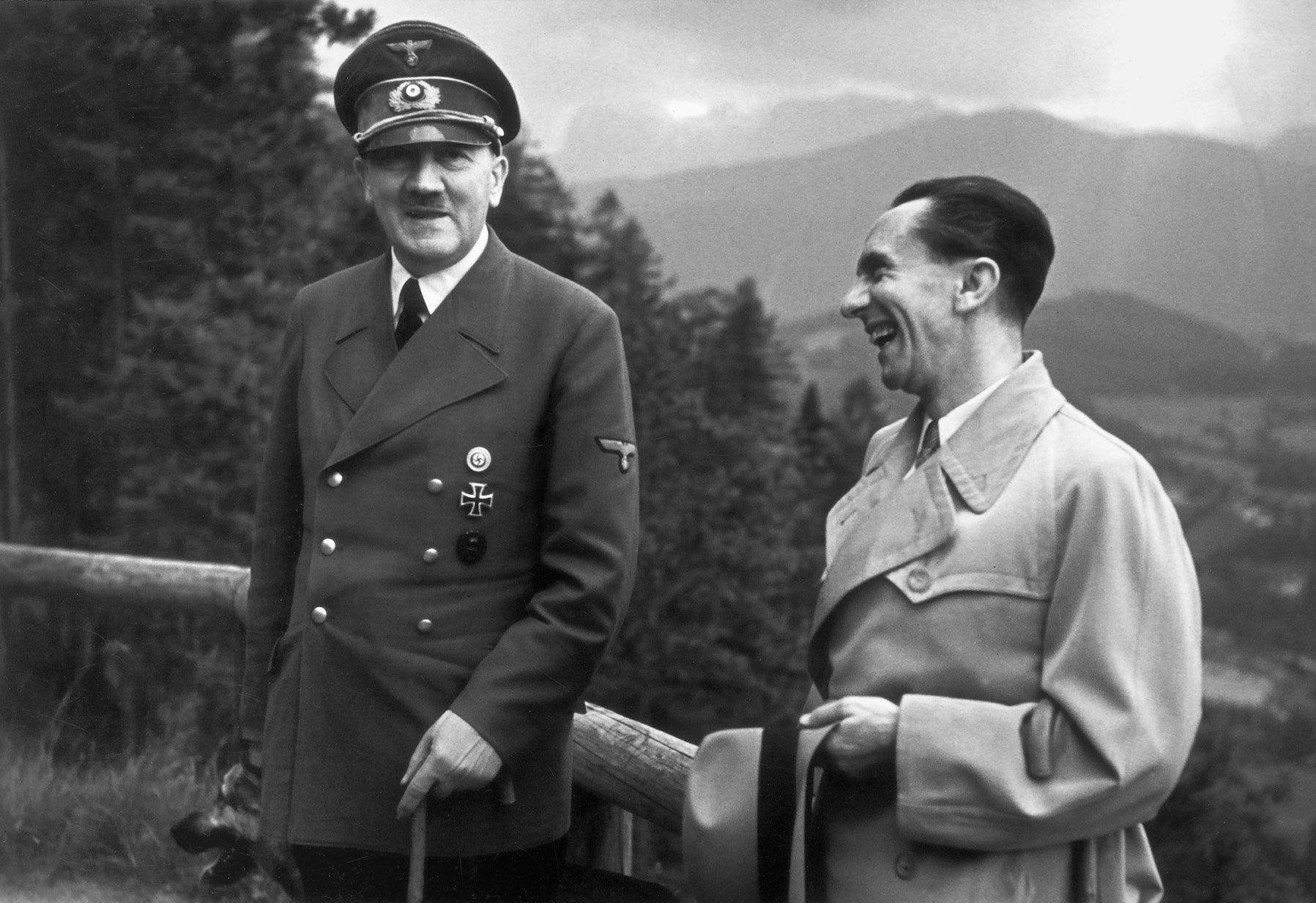 Hitler e Goebbels